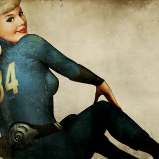Fallout girl wallpaper