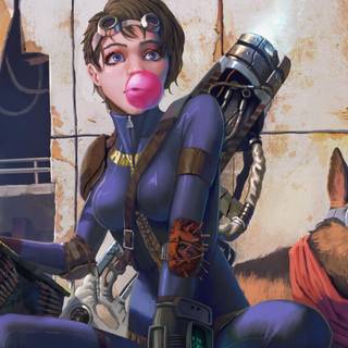 Fallout girl wallpaper