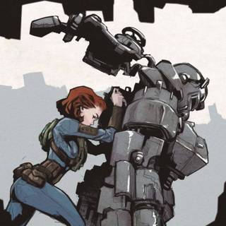 Fallout girl wallpaper