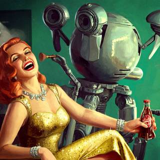 Fallout girl wallpaper