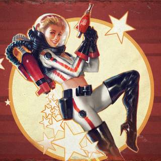 Fallout girl wallpaper