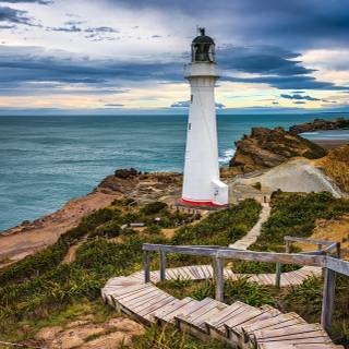 4k lighthouse autumn wallpaper