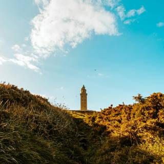 4k lighthouse autumn wallpaper