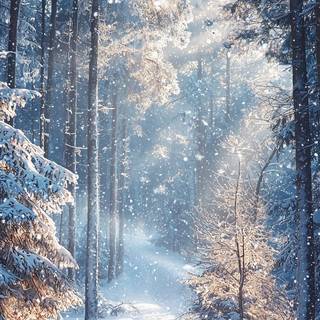 iPhone nature winter wallpaper