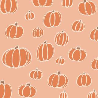 Fall Halloween preppy wallpaper