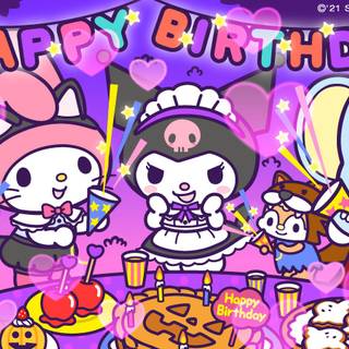 Happy Halloween Kuromi wallpaper