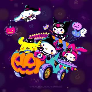 Happy Halloween Kuromi wallpaper