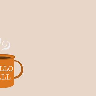 Coffee fall wallpaper