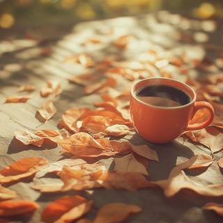 Coffee fall wallpaper
