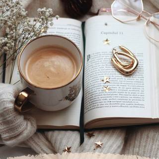 Coffee fall wallpaper