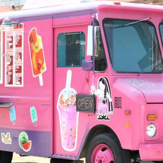 Pink trucks wallpaper