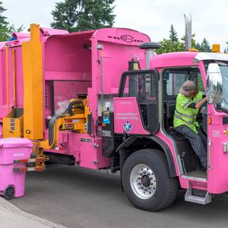 Pink trucks wallpaper