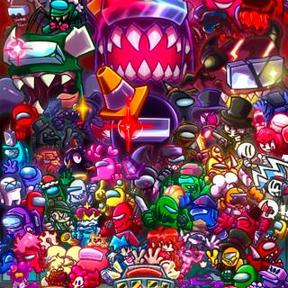 FNF vs Impostor Among Us wallpaper