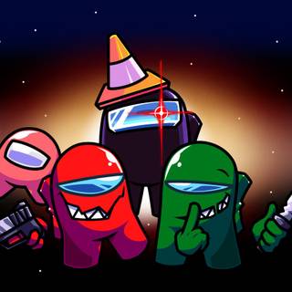 FNF vs Impostor Among Us wallpaper