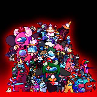 FNF vs Impostor Among Us wallpaper