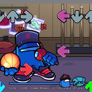 FNF vs Impostor Among Us wallpaper