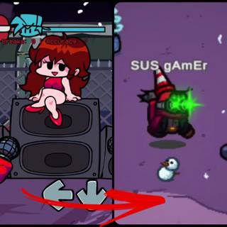 FNF vs Impostor Among Us wallpaper