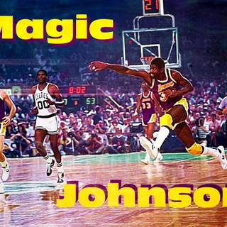 Magic Johnson Showtime Lakers wallpaper