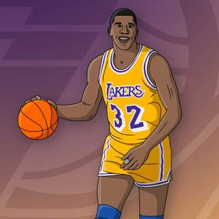 Magic Johnson Showtime Lakers wallpaper