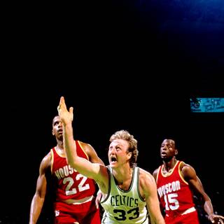 Larry Bird 1986 Celtics Championship wallpaper