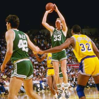 Larry Bird 1986 Celtics Championship wallpaper