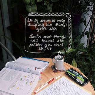 Studying iPhone wallpaper