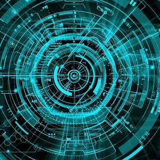 Teal computer HD wallpaper