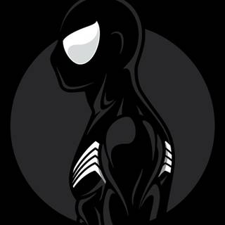 Spider-Man minimalist phone wallpaper