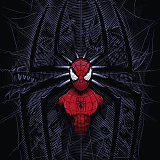 Spider-Man minimalist phone wallpaper