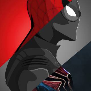 Spider-Man minimalist phone wallpaper