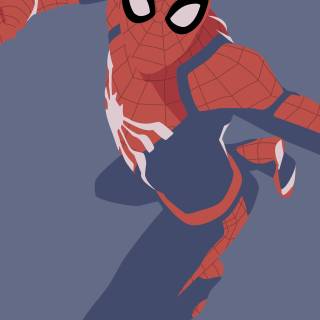 Spider-Man minimalist phone wallpaper