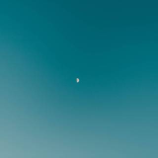 Simple teal desktop wallpaper