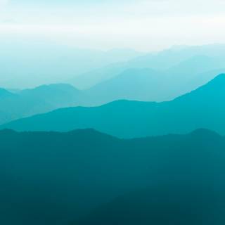 Simple teal desktop wallpaper