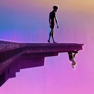 Spider-Man minimalist phone wallpaper