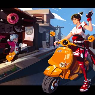 Kiriko desktop wallpaper