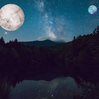 Simple teal desktop wallpaper