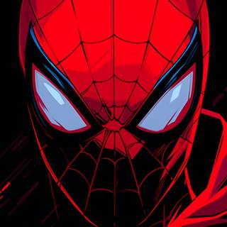 Spider-Man minimalist phone wallpaper