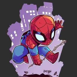 Spider-Man minimalist phone wallpaper