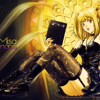 Misa Death Note computer wallpaper
