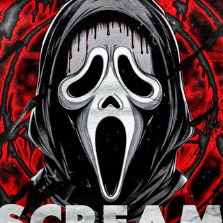 Ghostface aesthetic desktop wallpaper