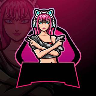 Girl gamer PS4 wallpaper