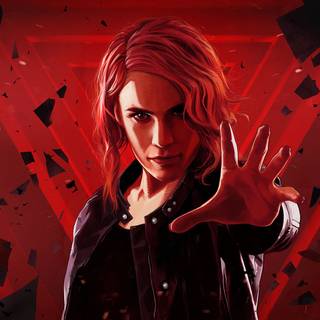 Girl gamer PS4 wallpaper