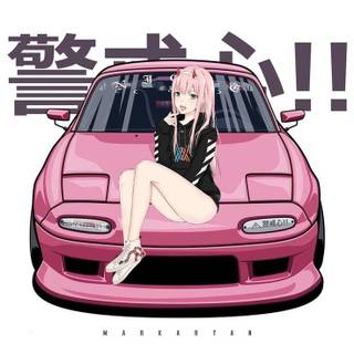 JDM car anime wallpaper
