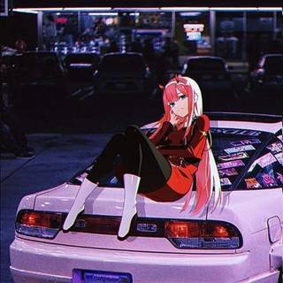 JDM car anime wallpaper