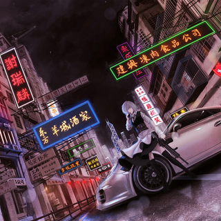 JDM car anime wallpaper