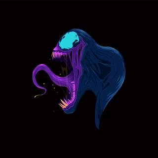 Venom The Last Dance minimal 4k wallpaper