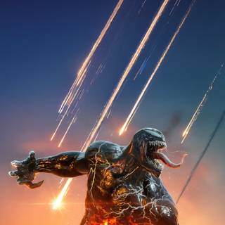 Venom The Last Dance minimal 4k wallpaper