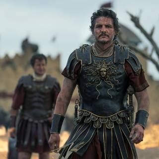 4k Pedro Pascal Gladiator 2 wallpaper