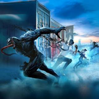 Venom x PUBG mobile wallpaper