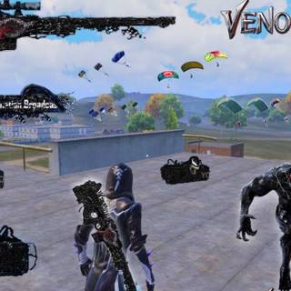 Venom x PUBG mobile wallpaper